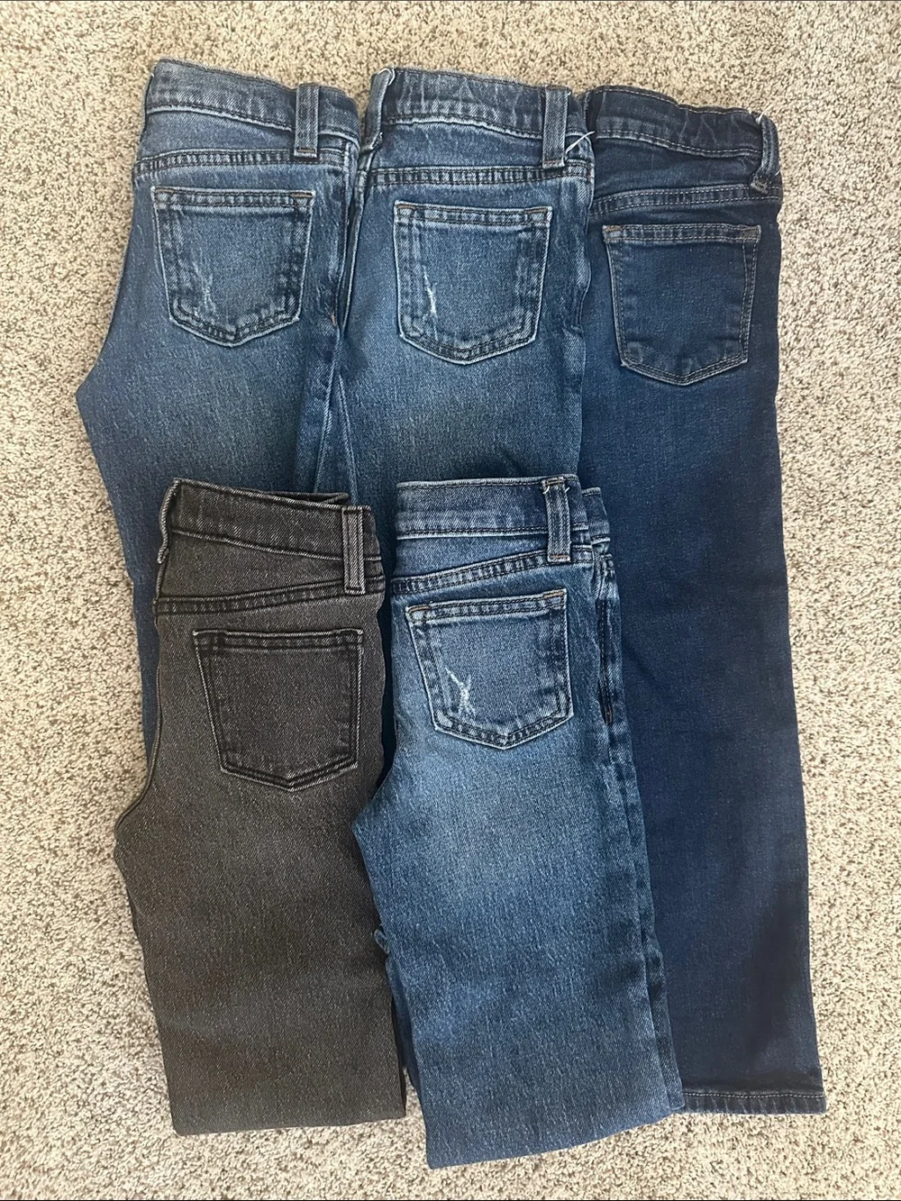 Old Navy 4T Straight Jeans - 5 pairs